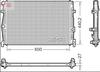 RADIATORE VW A3, GOLF VII, LEON, OCTAVIA IV,